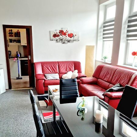 Ferienwohnung "Blick Mylau" - Naehe Freizeitpark Plohn & Weltgroesster Ziegelsteinbruecke Reichenbach im Vogtland Exterior foto