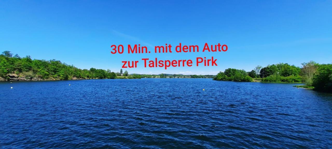 Ferienwohnung "Blick Mylau" - Naehe Freizeitpark Plohn & Weltgroesster Ziegelsteinbruecke Reichenbach im Vogtland Exterior foto