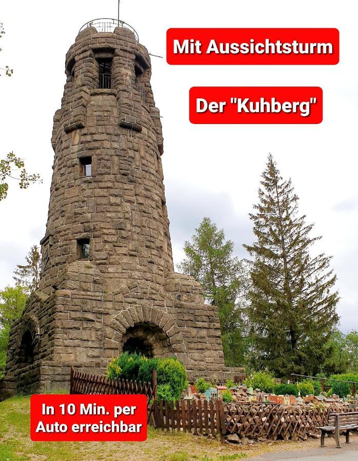 Ferienwohnung "Blick Mylau" - Naehe Freizeitpark Plohn & Weltgroesster Ziegelsteinbruecke Reichenbach im Vogtland Exterior foto