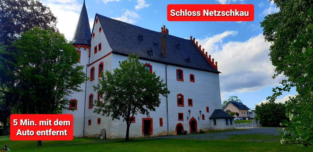 Ferienwohnung "Blick Mylau" - Naehe Freizeitpark Plohn & Weltgroesster Ziegelsteinbruecke Reichenbach im Vogtland Exterior foto