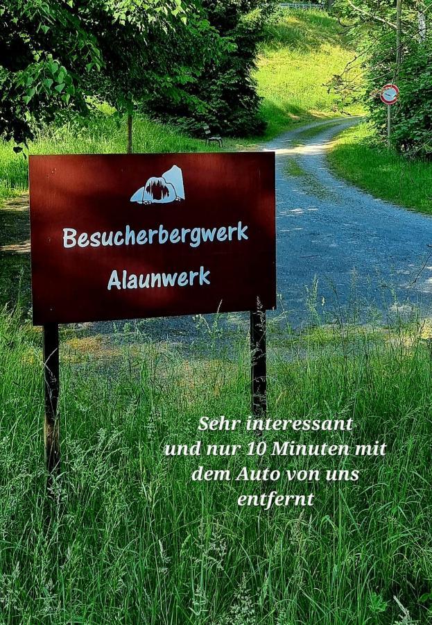 Ferienwohnung "Blick Mylau" - Naehe Freizeitpark Plohn & Weltgroesster Ziegelsteinbruecke Reichenbach im Vogtland Exterior foto