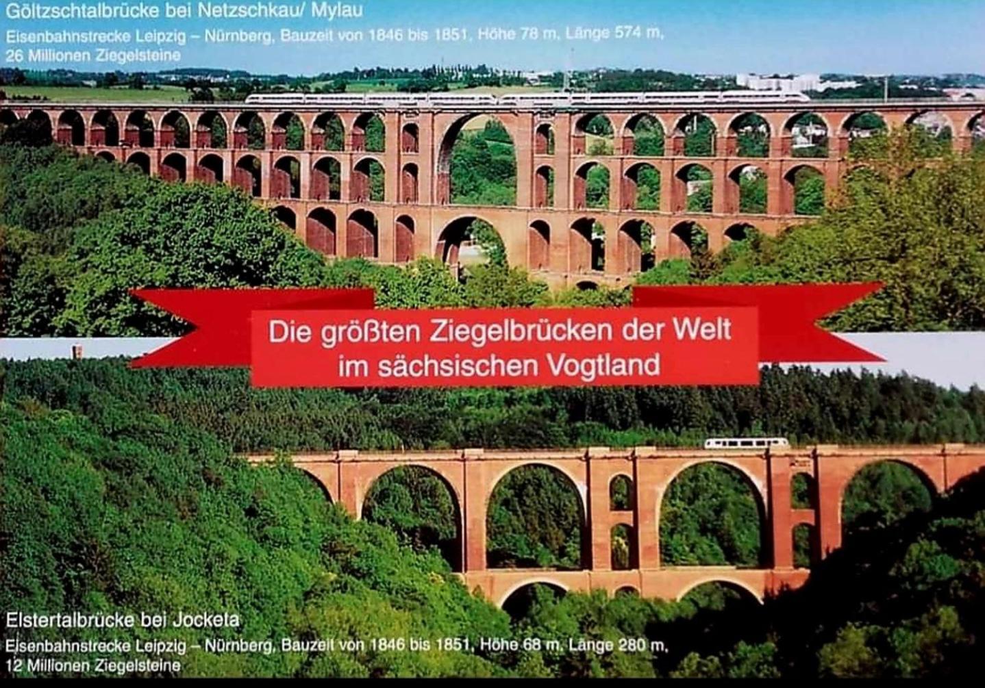 Ferienwohnung "Blick Mylau" - Naehe Freizeitpark Plohn & Weltgroesster Ziegelsteinbruecke Reichenbach im Vogtland Exterior foto